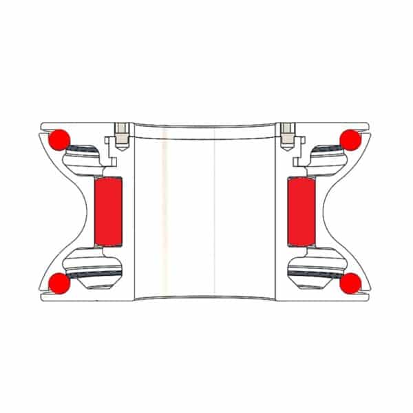 TITANIUM WIDE SHEAVE KDSTiT200 (120 MM SHEAVE) - Image 2