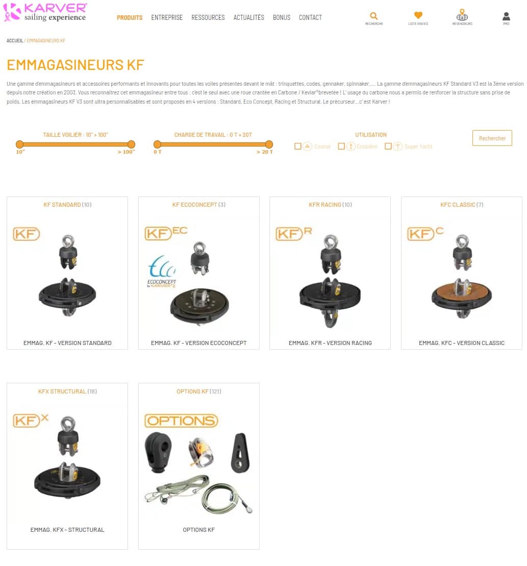 Page KF site FR